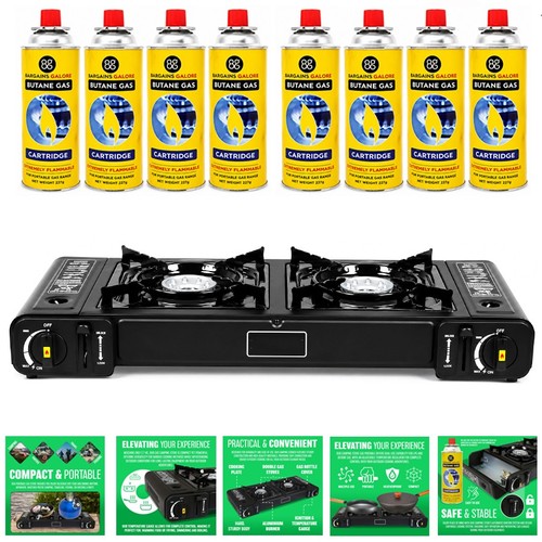 Double portable outdoor - double, gas