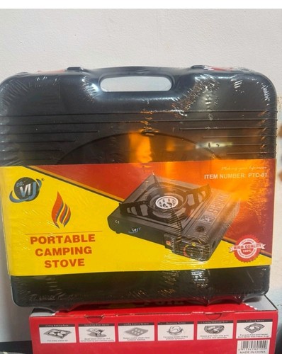 Portable camping stove - camping, case