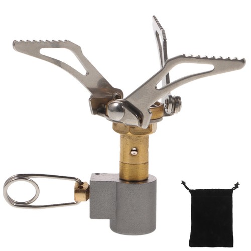 Golden portable backpack stove - golden,