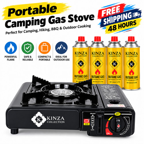 Portable camping gas cooker - portable,