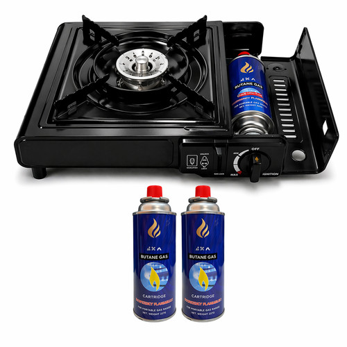Portable camping stove - stove, case