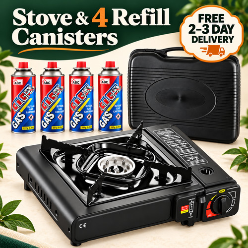 Portable camping gas - camping, stove